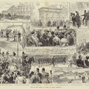 Visit of the Prince of Wales to Great Yarmouth (engraving)