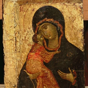 The Vladimir Madonna and Child, Russian icon, Moscow School (tempera on panel)