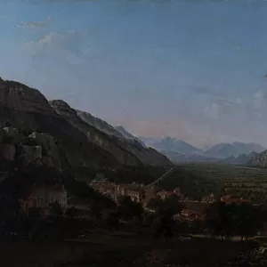 Voreppe and the Isere Valley 1853 (Oil on canvas)