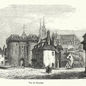 Vue de Chartres (engraving)