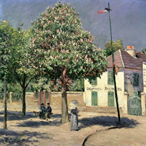 Walk at Argenteuil, 1883 (oil on canvas)