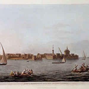 The Walls and Port of Aboukir (former Canopy) - in "Views in Egypt