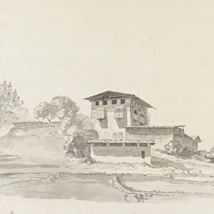 Wankaka, Uganda 1783 (w / c & graphite on paper)