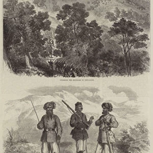 The War in Bhootan (engraving)