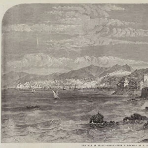The War in Italy, Genoa (engraving)