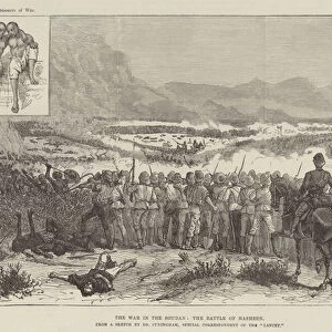 The War in the Soudan, the Battle of Hasheen (engraving)