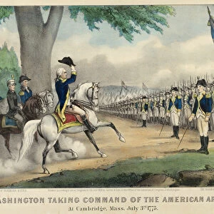Washington Taking Command of the American Army, At Cambridge, Massachusetts, July 3rd