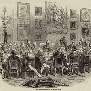 The Waterloo Banquet at Apsley House (engraving)