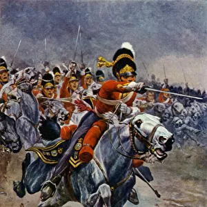 Historical paintings or illustrations related to Waterloo