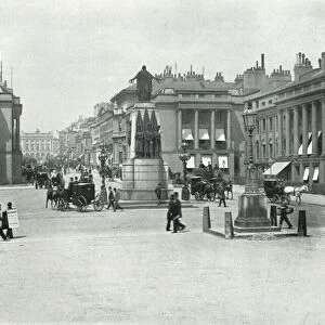 Waterloo Place, from the Corner of Pall Mall, near the Athenaeum Clue (b / w photo)