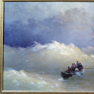 The Wave Painting by Ivan Aivazovsky (1817-1900) 1886 Brest, Museum of Fine Arts