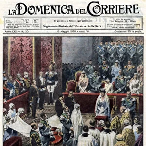 The wedding of Princess Lydia of Arenberg and Duke of Pistoia