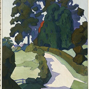 Weeping Ash, 1923 (oil on canvas)