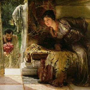 Welcome Footsteps, 1883 (oil on canvas) (see also 15132)