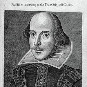 William Shakespeare's First Folio 1623 (engraving)