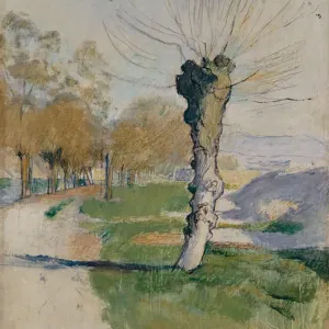Willow Tree at the Junction, or Willow Tree in Spring, c. 1885 (oil on canvas) Willow Tree at the Junction, or Willow Tree in Spring, c. 1885 (oil on canvas)