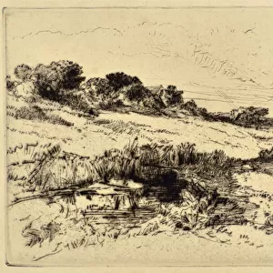Windmill Hill No. 1, 1877 (drypoint)