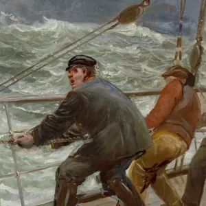 Windward 7262780 Print by Christian Krohg Windward 7262780 Print by Christian Krohg