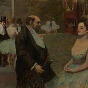 In the Wings, 1899 (oil on canvas)