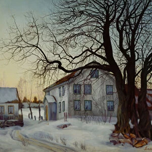 Winter evening, 1909