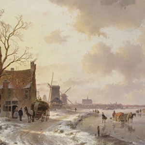 Winter scene, 1844