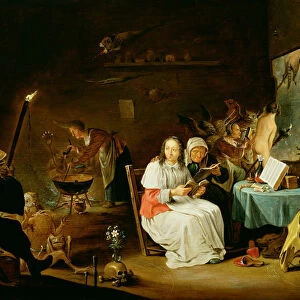 Witches Preparing for the Sabbath (oil on panel)