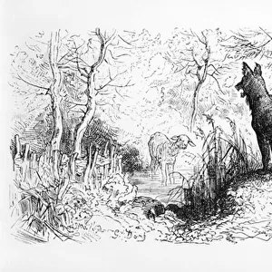 The Wolf and the Lamb, illustration from Fables