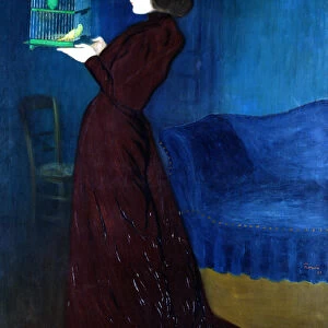Woman with a Bird Cage