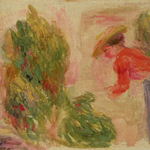 Woman Gathering Flowers (Femme cueillant des fleurs) 1906-10 (oil on canvas)