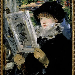 Woman reading, 1879 (oil on canvas)