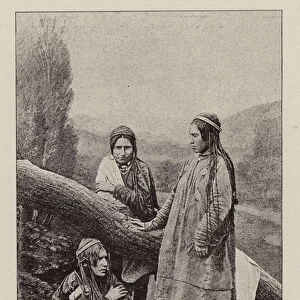 Women of Assam, India (rotogravure)