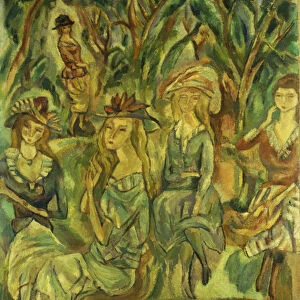 Women in the Park; Femmes dans le Parc, 1917 (oil on canvas)