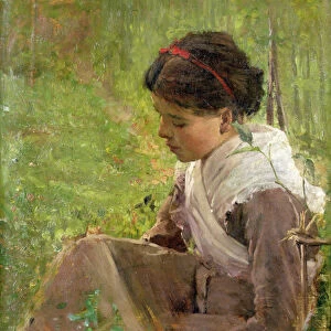 In the Woods, 1880 (oil on canvas)