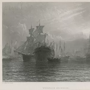 Woolwich dockyard (engraving)