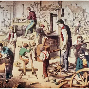 Fine Art Finder Print: The Workshop of the Charron, 1878