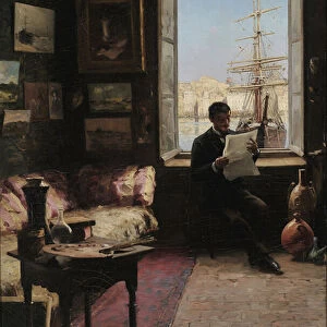 Workshop interior, 1893 (oil on canvas)