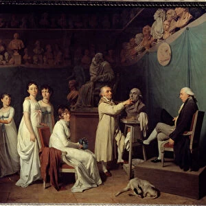 The workshop of sculptor Jean Baptiste Houdon (1741-1828)