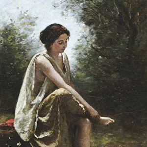 Wounded Eurydice, 1868-70 (oil on canvas)