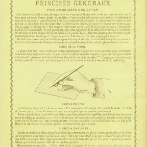 Writing notebook, general principles, c1880-1900 (printing)