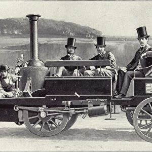 The Yarrow-Hilditch Steam Carriage (litho)