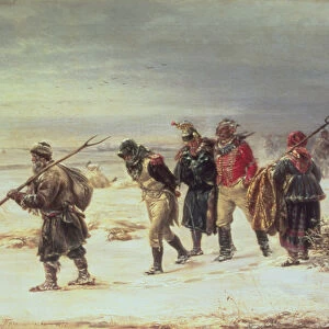 In the Year 1812 (The Retreat from Moscow) 1873 (oil on canvas)