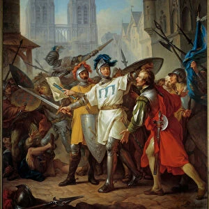 Hundred Years War: "Entree de l army francaise a Paris