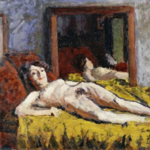 The Yellow Drape; Le Drap Jaune, 1910 (oil on canvas)