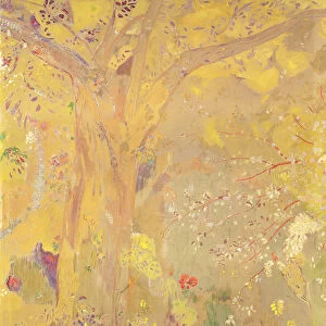 Yellow Tree (decorative panel for the Domecy residence), 1900-01 (oil, tempera