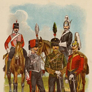 Yeomanry Cavalry (colour litho)
