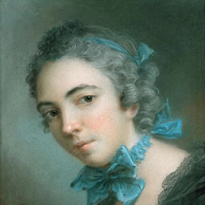 Young Girl, 1744 (pastel on paper)