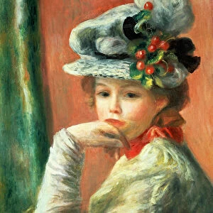 Young Girl in a White Hat