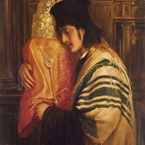 Young Rabbi holding the Torah, 1871 (oil on canvas)
