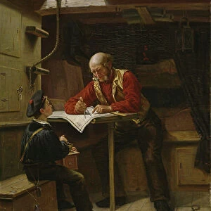 The young sailor (oil on canvas)