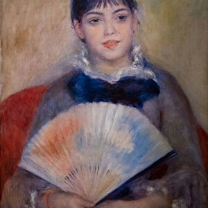 Young Woman with a Fan, 1880, (Oil on canvas)
